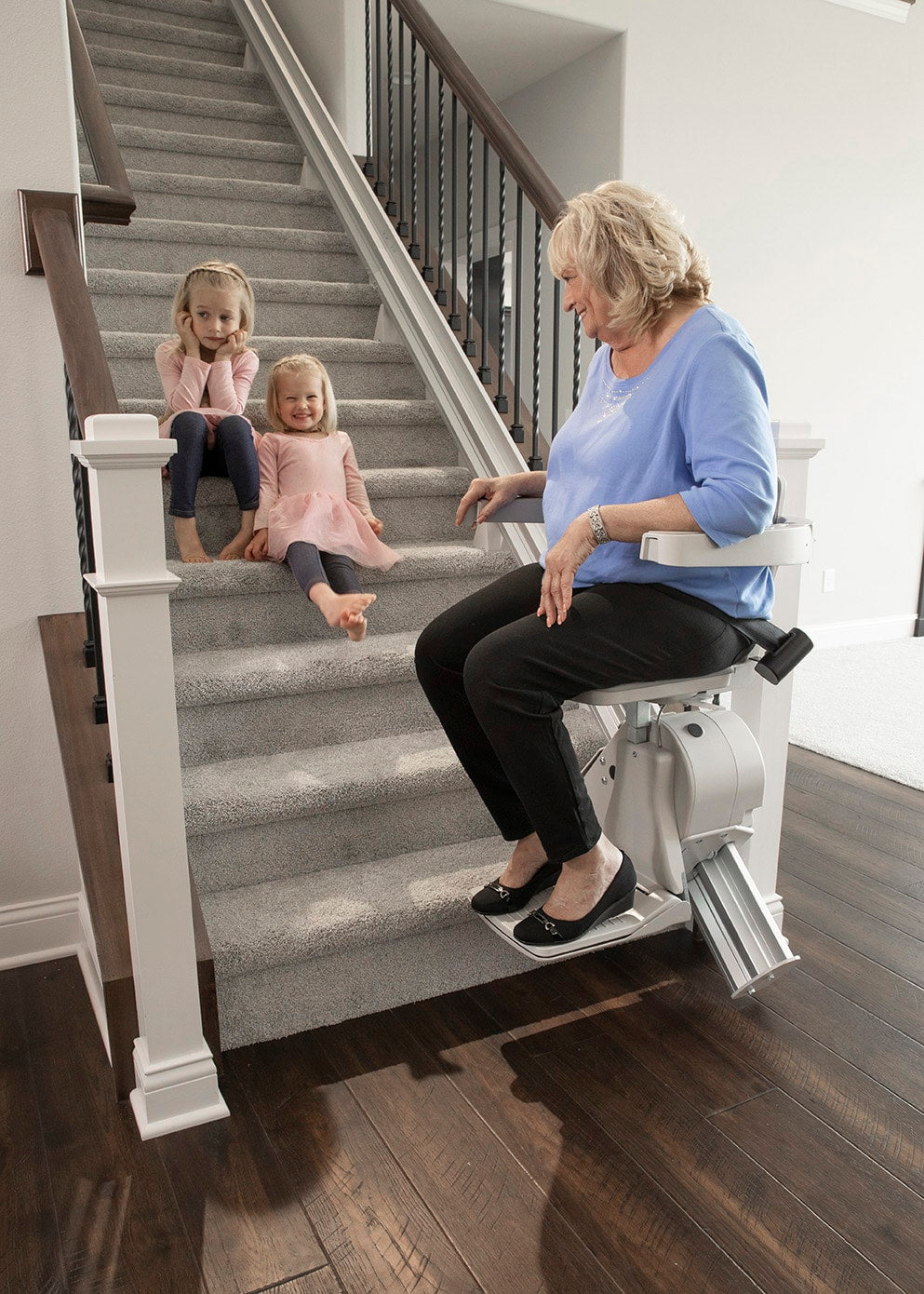 Bruno Elan Stairlift Chair with Children